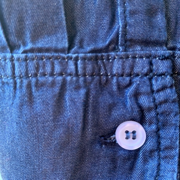 Ettelo Denim Collection Chambray Button-Down Shirt XL NWT - Picture 4 of 6